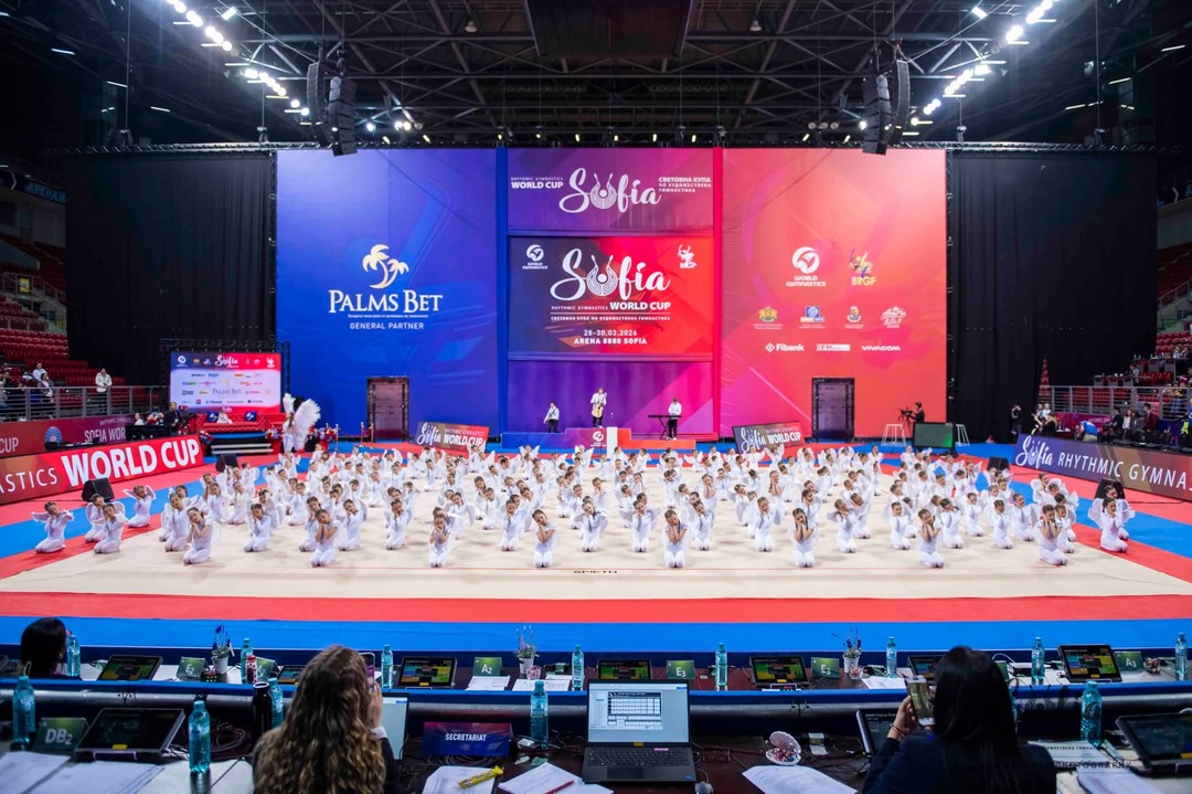 Емоционално откриване на Световната купа по художествена гимнастика в София