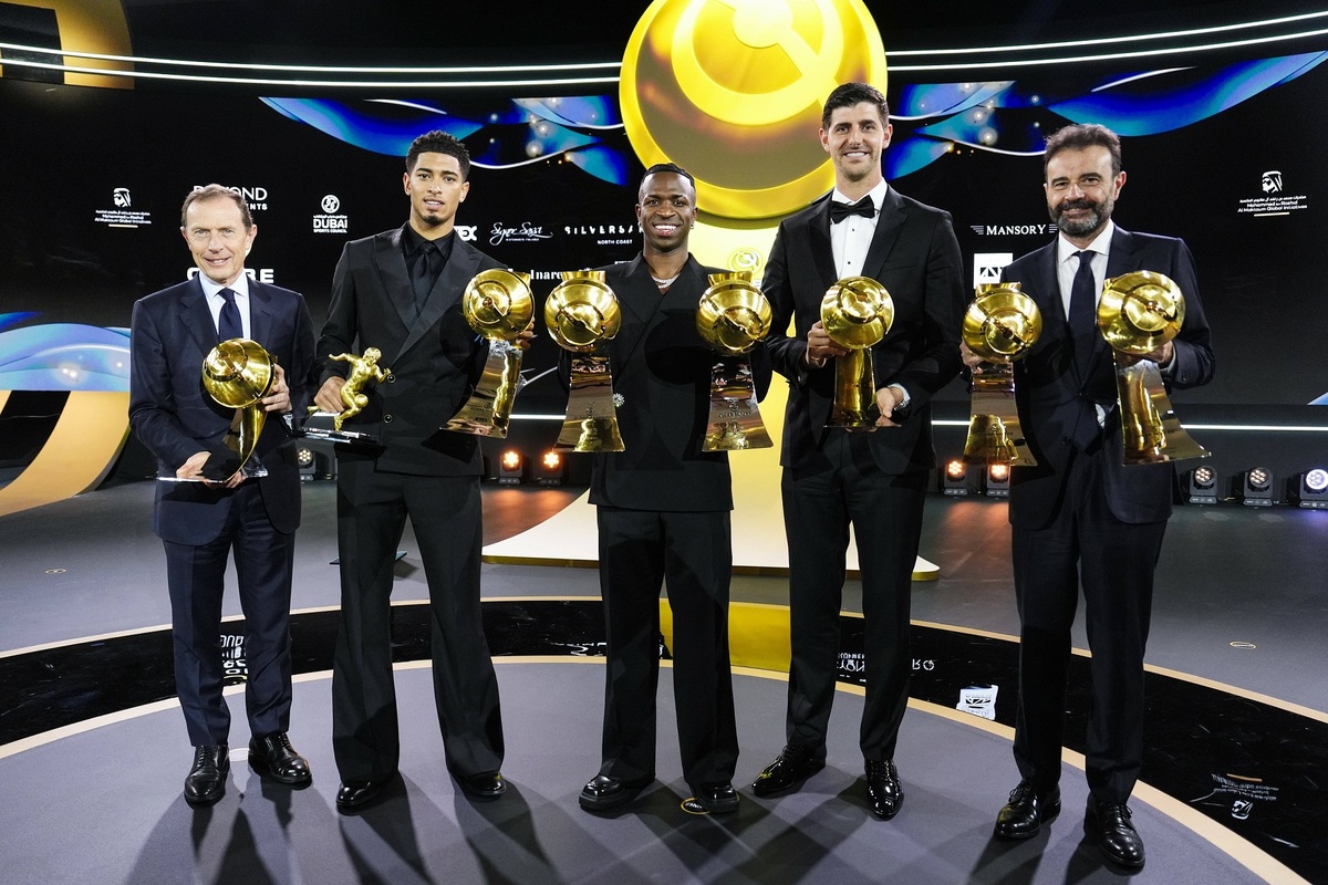 Винисиус беше избран за Футболист на годината на Globe Soccer Awards в Дубай