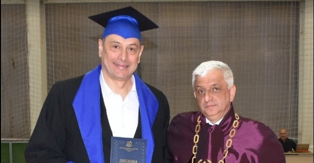 Николай Желязков завърши магистърска програма „Спорт за високи постижения“