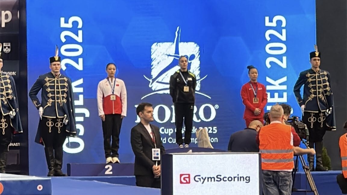 Валентина Георгиева стана шампионка на прескок на Световната купа по спортна гимнастика в Осиек