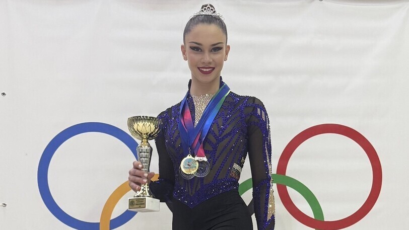 Националката Деница Минкова спечели три медала на турнир по художествена гимнастика в Кипър