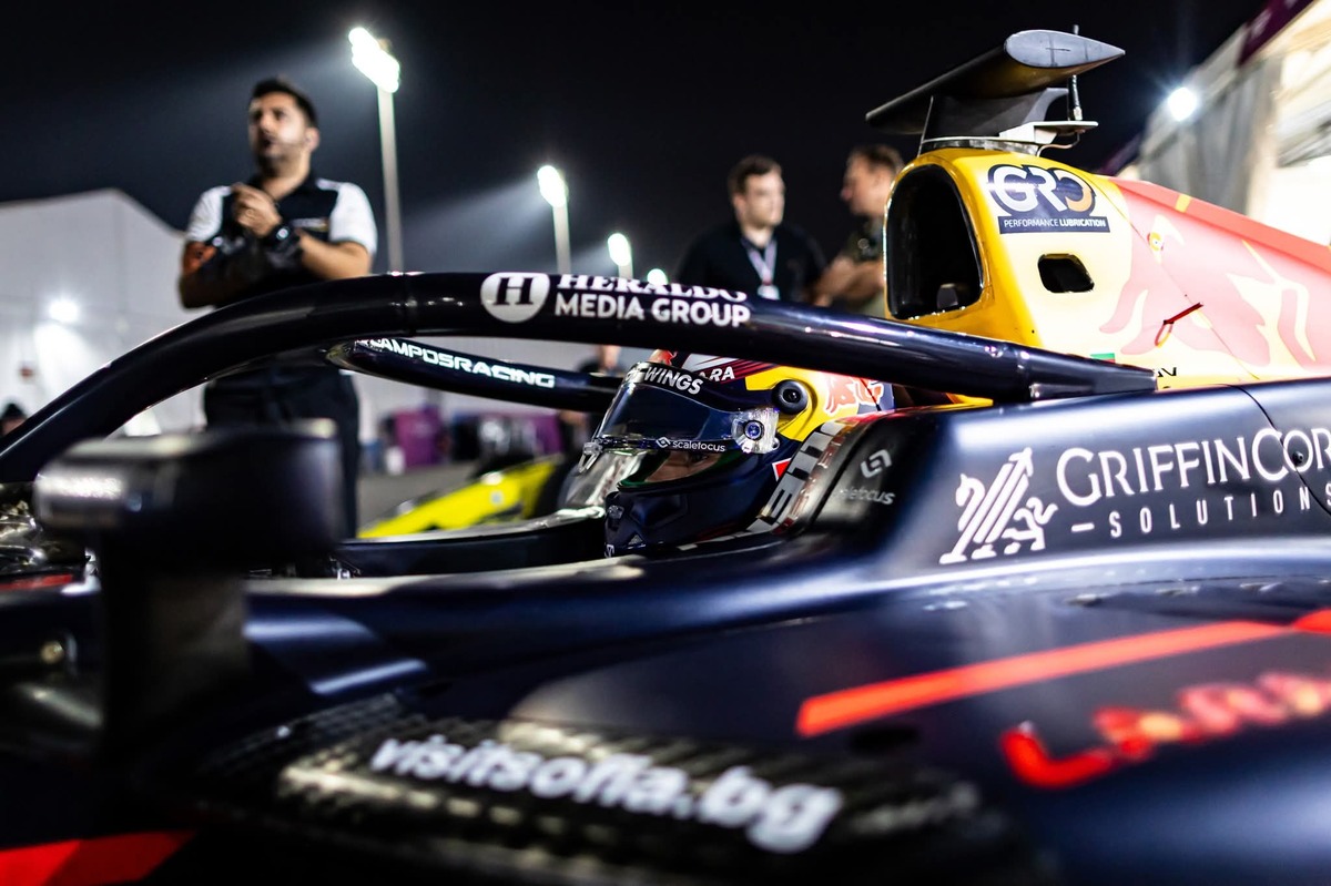 По-малко от обиколка не достигна на Никола Цолов за подиум при дебюта му във Формула 2