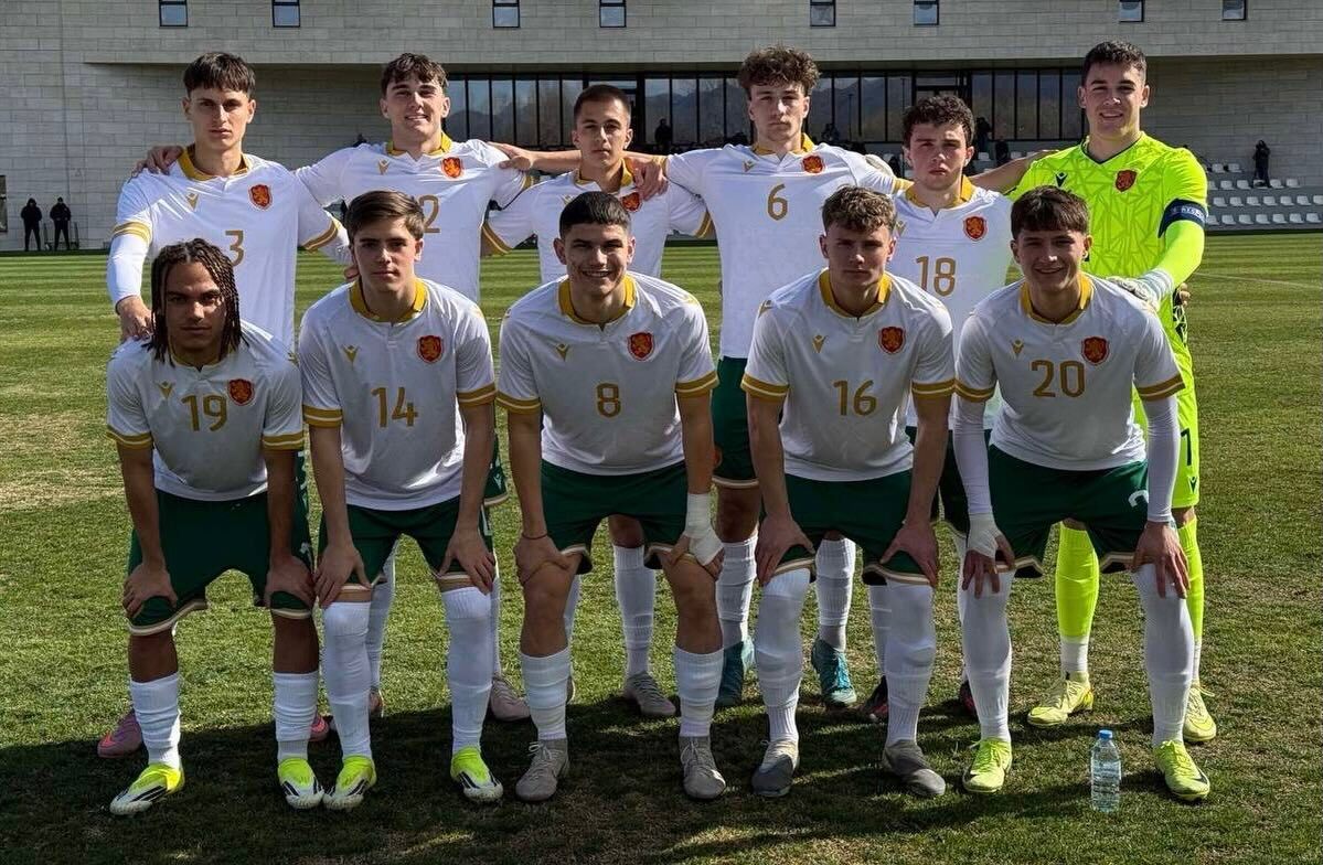Трима левскари титуляри при успех на България U19 над Северна Македония