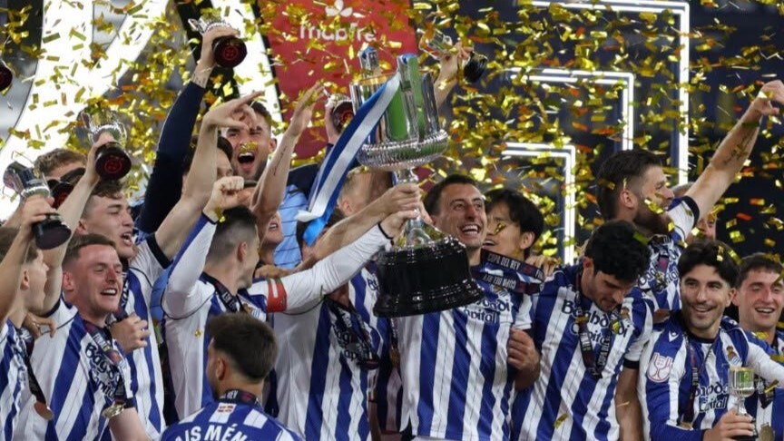 Реал Сосиедад вдигна Купата на краля след дузпи срещу Атлетико Мадрид