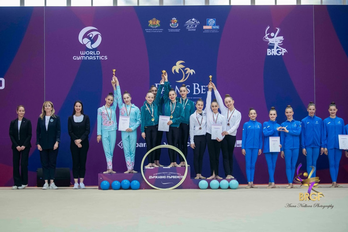 "Илиана 1" е държавен отборен шампион по художествена гимнастика