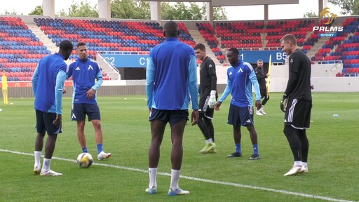 Левски с последна тренировка преди реванша с Апоел Беер Шева