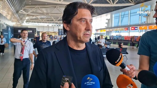 Даниел Боримиров говори пред медиите след АЗ Алкмаар - Левски