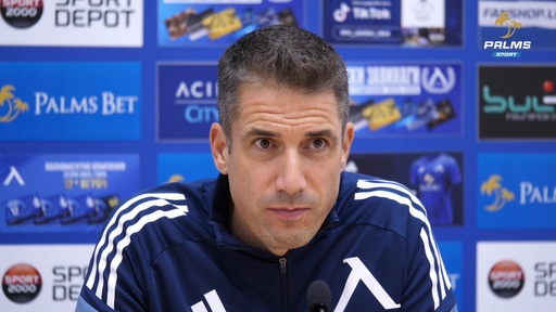 Хулио Веласкес с пресконференция преди Хебър - Левски