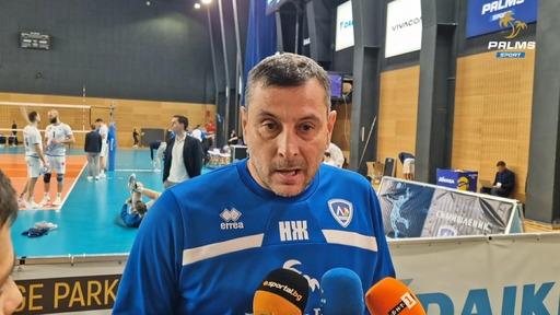 Николай Желязков след Левски - Фридрихсхафен 0:3