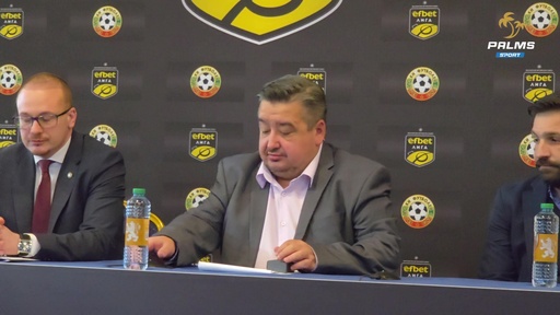 Ръководствата на БФС и БПФЛ с пресконференция след срещата с клубовете от Първа лига