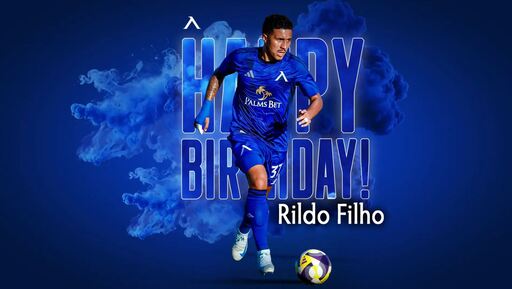 Левски с празнична честитка за рожденика Рилдо