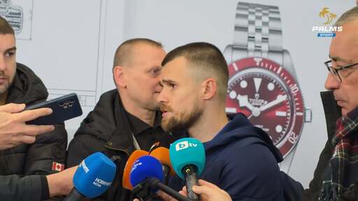 Радослав Кирилов говори след завръщането на Левски от лагера в Турция