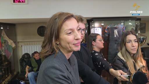 Мая Николова след избирането на Алекс Николов за Спортист №1 на София за 2025 г.
