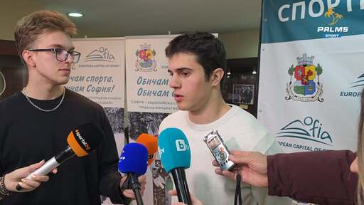 Тервел Замфиров след избирането му за Спортист №3 на София за 2025 г.