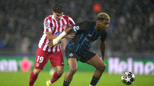 Голово зрелище между Брюж и Атлетико Мадрид