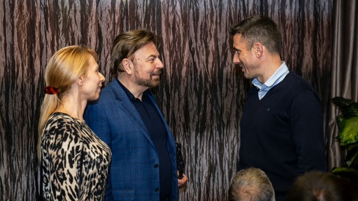 Мило Борисов и Роси МакКий пожелаха успех на Левски в борбата за титлата