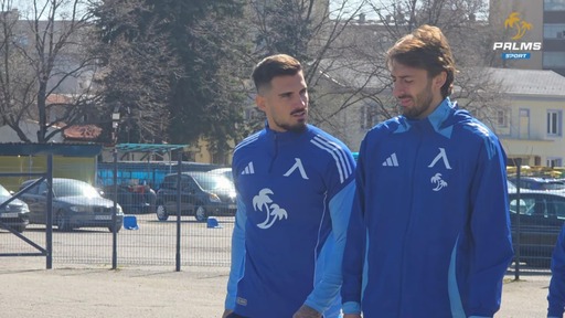 Марко Дуганджич се готви на пълни обороти със съотборниците си ден преди визитата на Левски на Берое