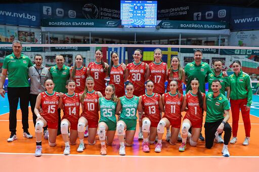 Волейбол: Категоричен успех за България U18 срещу Швеция в евроквалификация