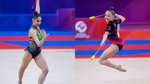 Стилияна Николова и Ева Брезалиева се класираха на финалите на бухалки и лента