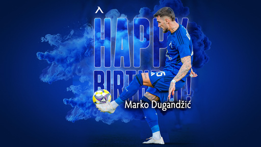 ПФК Левски с празнична честитка за рожденика Марко Дуганджич