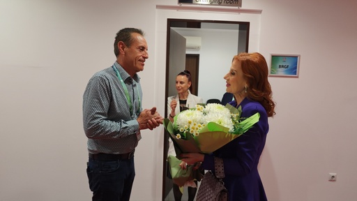 БФХГ с благодарности към Двореца на спорта във Варна след успешното Европейско