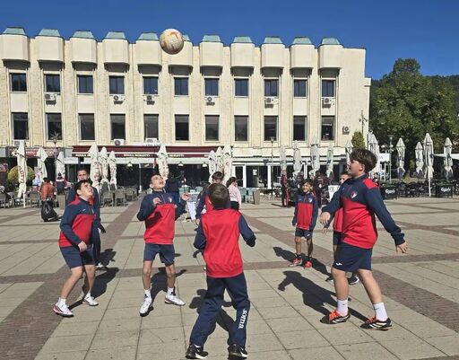 Деца от школата на Марек показаха уменията си в Европейската седмица на спорта